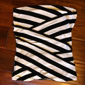 White House Black Market strapless top Size XS